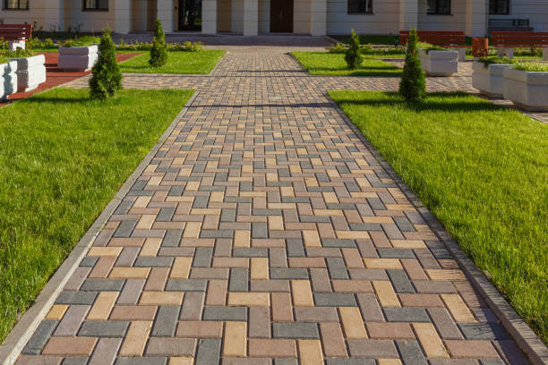 Permeable Paver Driveway in Van Horn, TX